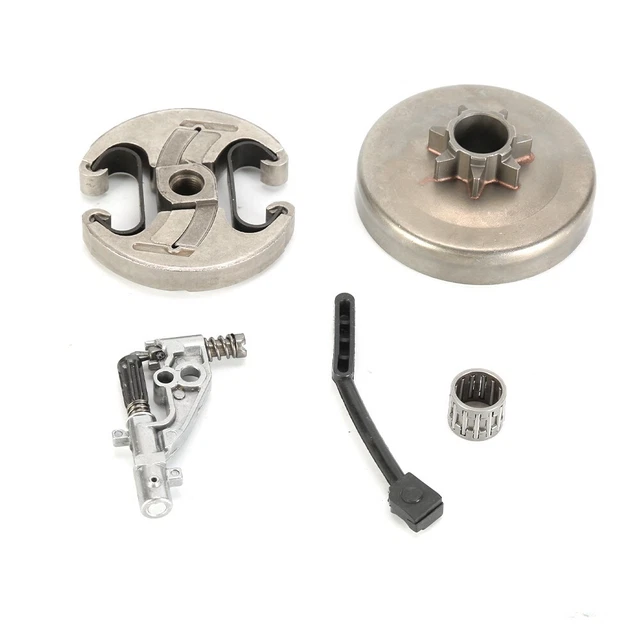 Gubeter Kit Complet Pompe à Huile Tambour D'Embrayage 325 7T Pour Husqvarna 340 345 350 Et Jonsered