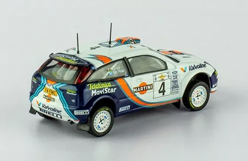 Ford Focus RS 2001 Colin McRae raro WRC Rally coche diecast 1:43 + cargador 3