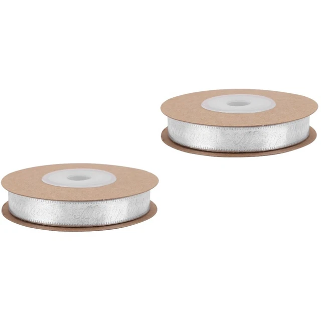 2x Weihnachten Geschenk Verpackung Band Weihnachten Band