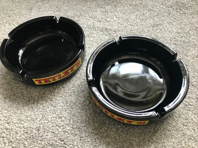 Tetleys Ashtray Bar Garden Man Cave X2 Pub Gift