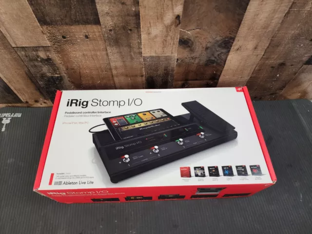 Controlador/interfaz de pedal de E/S IK Multimedia iRig Stomp