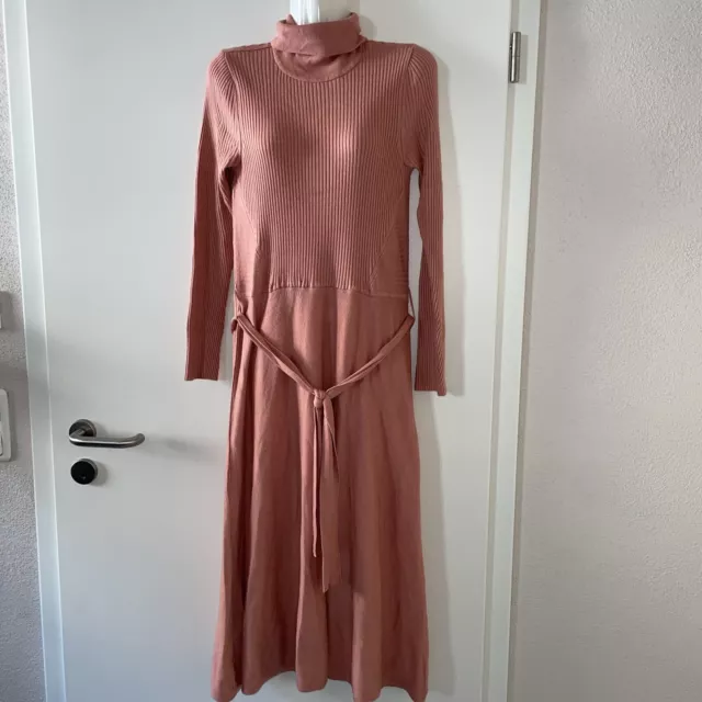 Strick Kleid Gr. L von Orsay Damenkleid Lachs