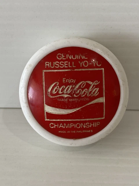 Vintage Coca-Cola Genuine Russell YO-YO Championship Made Philippines No String 3