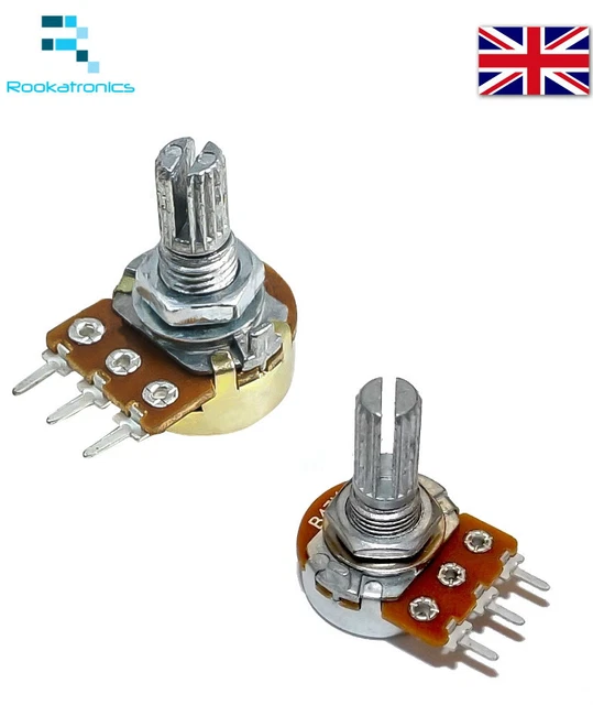 2 Potentiomètres Réglables 1K Ohm - Trimmer - Neuf Sous Blister