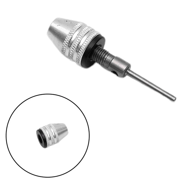 Fit For Rotary Tool-Mini 0.3-3.4mm Keyless Drill Bit Chuck Adapter Screwdriver