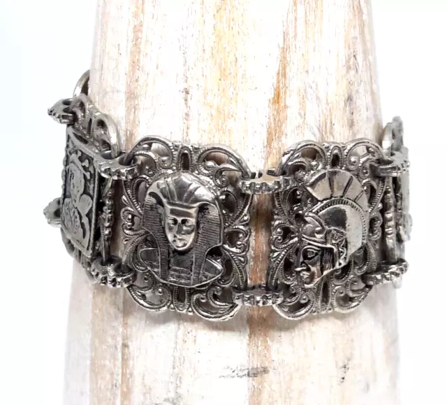 Letter H - Expandable Bangle Charm Bracelet in Silver – BellaRyann