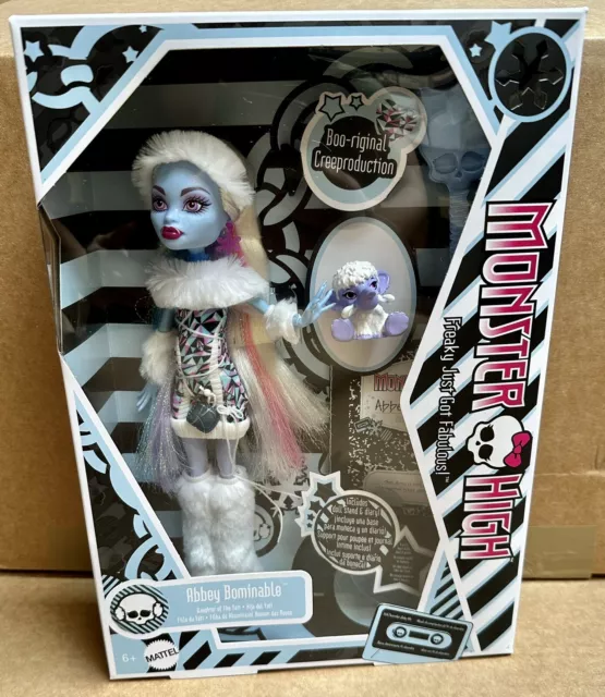 2024 Monster High Abbey Bominable Boo-riginal Creeproduction Fashion Doll