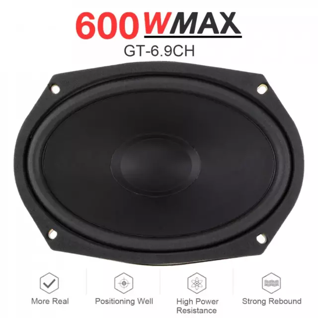 6X9Inch 600W 12V Subwoofer Car Speakers Vehicle Door Auto Audio Music Stereo Ful