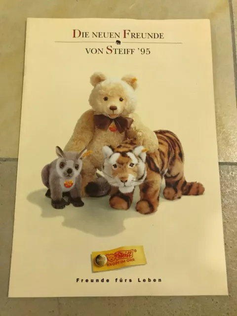 Steiff Katalog 1995 Neuheiten Zeitschrift Zeitung Magazin Heft Prospekt Spiel