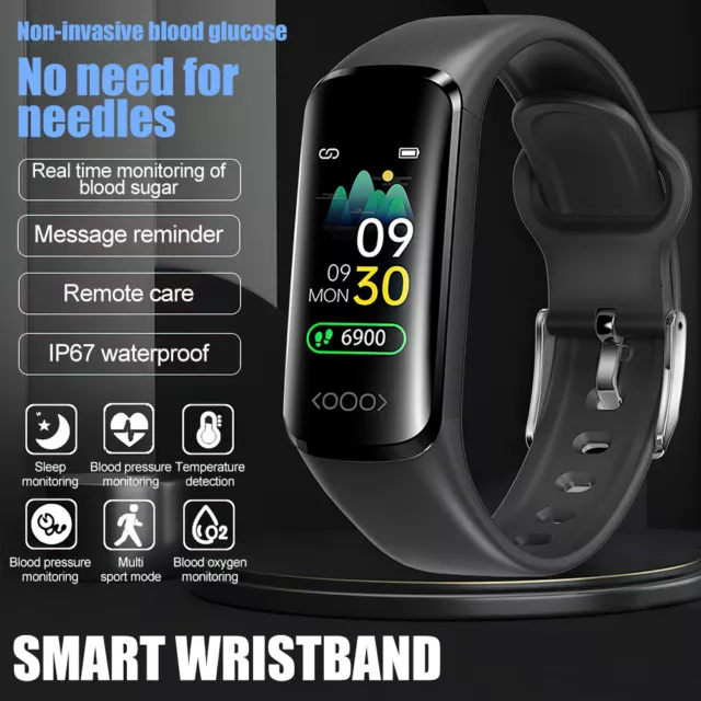 2024 New Men Smart Watch Activity Tracker Fitness Watches Heart Rate Monitor