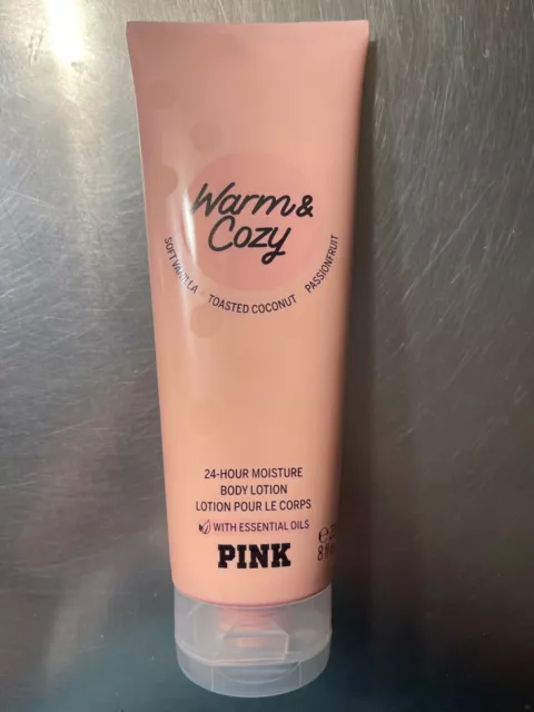 Victorias Secret PINK Warm & Cozy 24 Hour Moisture Body Lotion 8 oz New