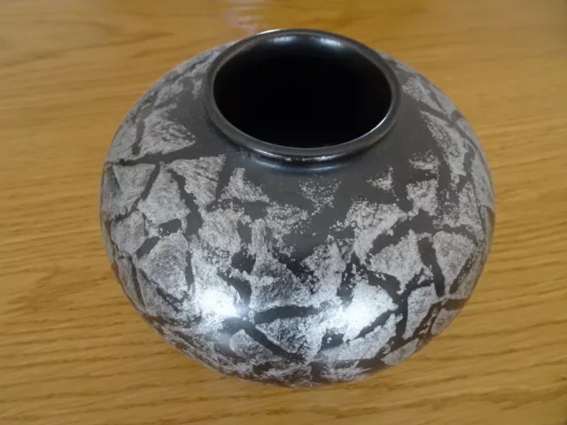 Vase boule en céramique  vintage (W. Germany) . En TBE