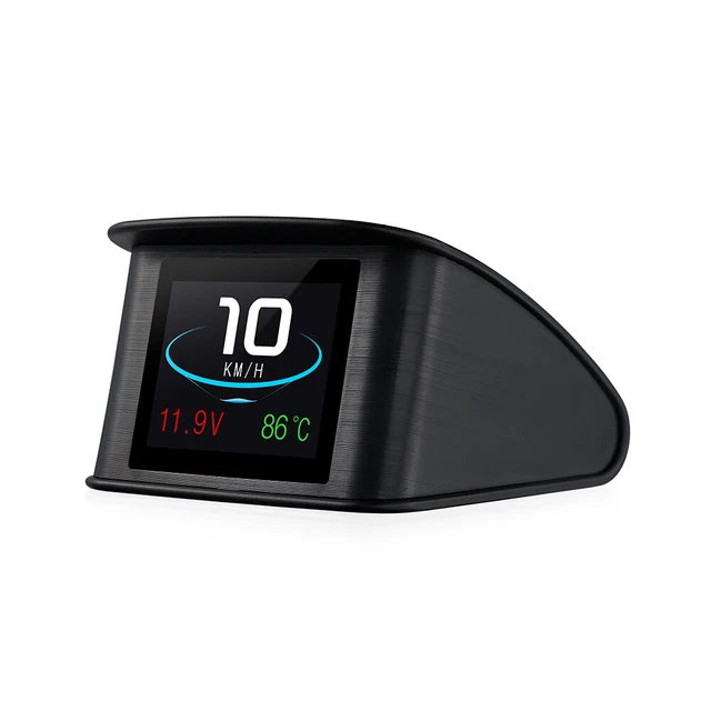 HUD Car OBD Digital Speedometer LCD Display Fuel Consumption Temperature Gauge