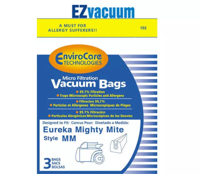 Eureka Type MM Mighty Mite Canister Vacuum Cleaner Bags # E-60295B