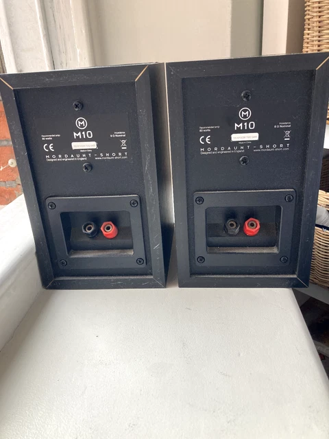 MORDANT-SHORT M10 BOOKSHELF Speakers 80W fully functioning in