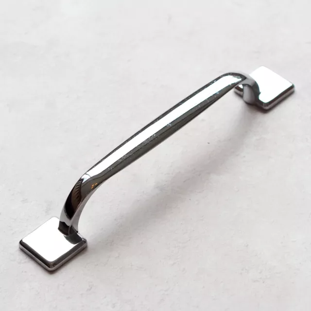 128mm Kitchen Cupboard Handle Polished Chrome Cabinet Drawer Door Furniture Pull