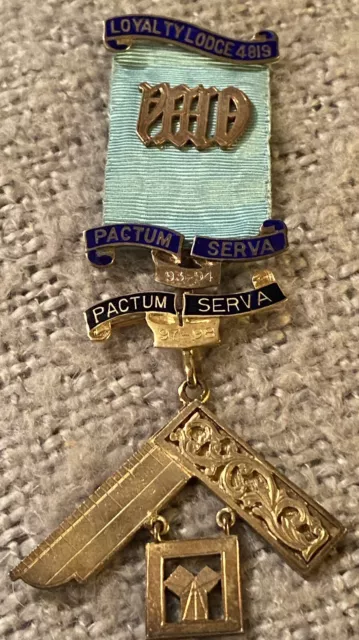 MASONIC: Loyalty Lodge 4819 Past Masters Breast Jewel