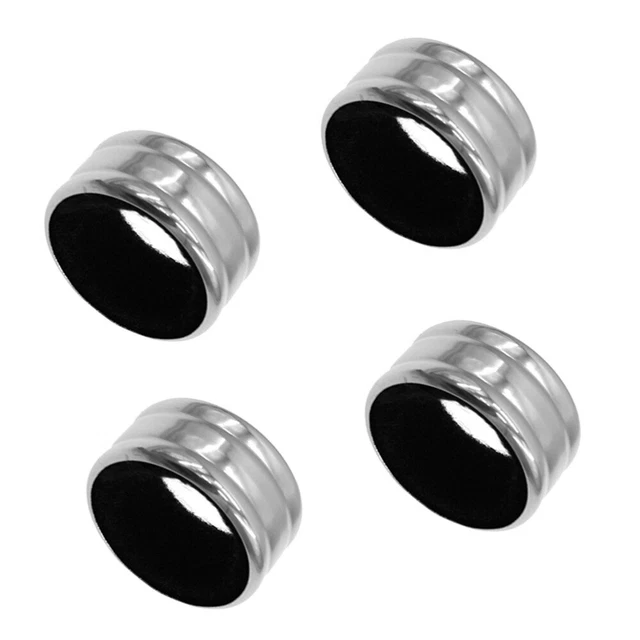 4 Pcs Anneaux De Vin Pour Bouteilles Anti-goutte Bouchon Acier Inoxydable