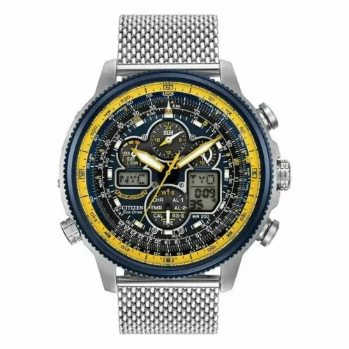 RELOJ CITIZEN MENS ECO DRIVE BLUE ANGELS NAVIHAWK A T WATCH . JY 8031 56 L EUR 895 00 PicClick IT