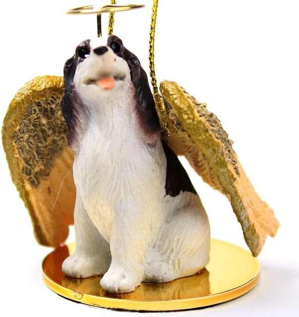 Springer Spaniel Liver Dog ANGEL Tiny One Ornament Figurine Statue