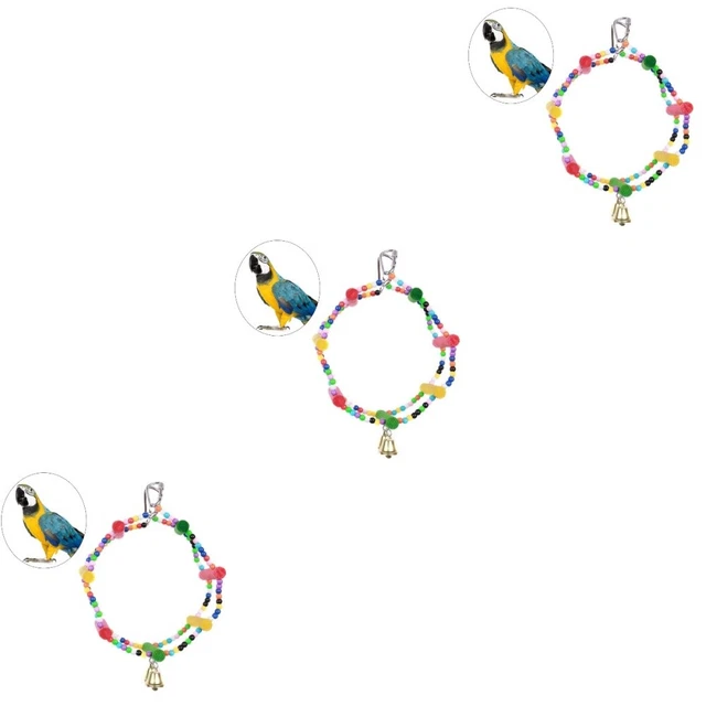 3 pcs Vogel Spielzeug Zarte Durable Hängen Anhänger Klettern Leiter Für Papagei