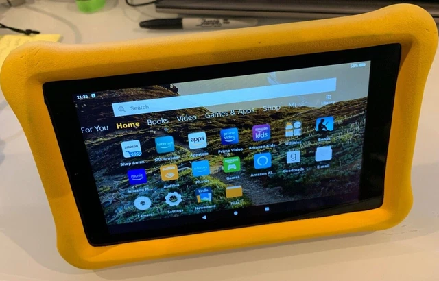 Amazon Fire 7 Kids (9th Gen 2019) 16GB Kid-Proof, Alexa, WiFi Yellow