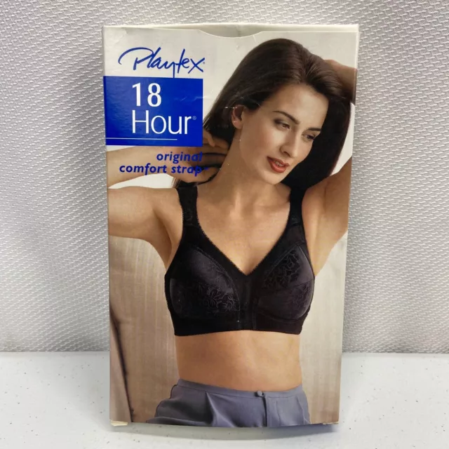 VTG NOS PLAYTEX 18 Hour Bra Lace Cups Stretch Straps 42C White Style #20  NEW 80s £34.24 - PicClick UK