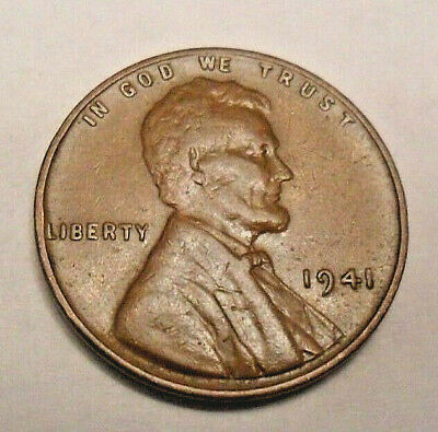 1941 P Lincoln Wheat Cent / Penny Coin  *FINE OR BETTER*  **FREE SHIPPING**