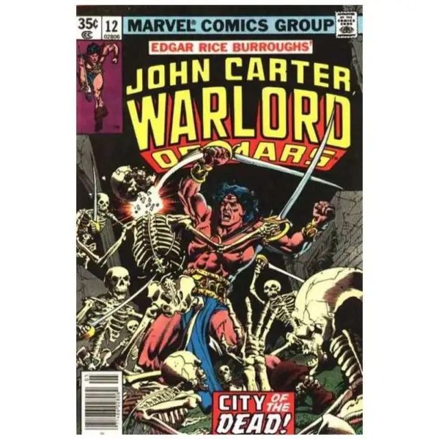 John Carter: Warlord of Mars (1977 series) #12 in VF + cond. Marvel comics [t;