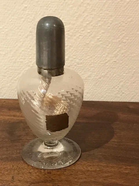 Lampe Berger Guasco Ancienne - Verre Beige - France - 14 Cm