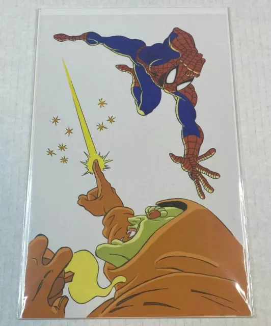 Marvel Action Hour Sweepstakes Animation Cell Sericel Spiderman VS Hobgoblin