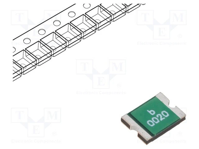Sécurité: Ptc Polymère Geh : 1812 Imax: 10A 200mA 0ZCG 0ZCG0020FF2C Smd-Polymer