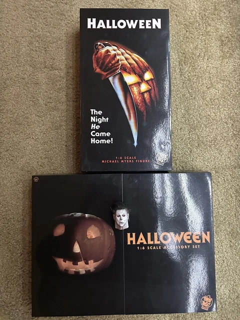 TOTS MICHAEL MYERS 1/6 figure and Accessory pack +Custom Painted/haired Head