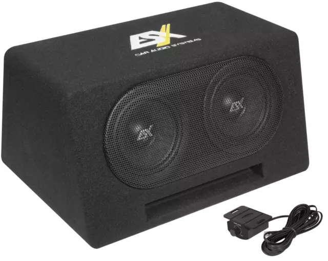 ESX DBX206A 16,5 CM (6.5 ”) Dual Subwoofer Actif 600 Watt Actif Basse