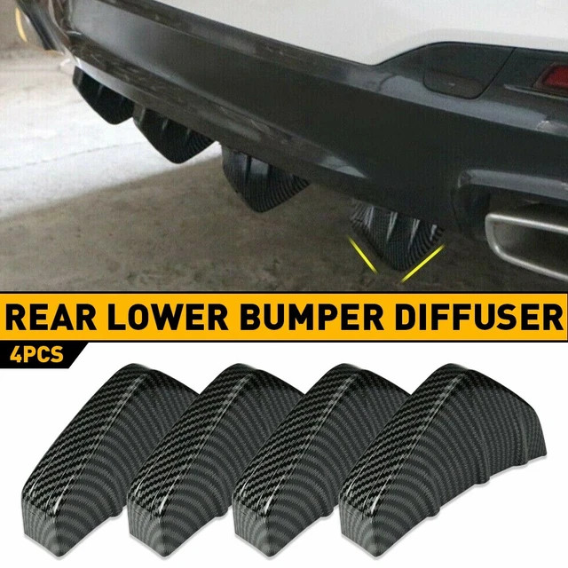 For Chevrolet Chevy Camaro Rear Bumper Diffuser Shark Fins Spoiler Lip Splitter