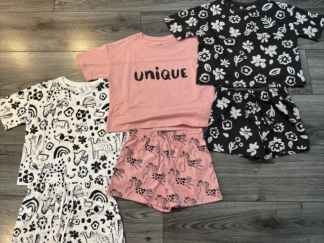 Next girls age 6-7 pyjamas bundle BNWT