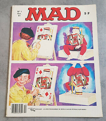 BD MAD Magazine n°1 Octobre 1981 spéciale SHINING STEPHEN KING +++ ++++ RARE 
