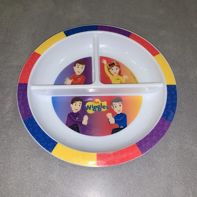  VERY RARE THE Wiggles Kids Children Plastic Dinner Plate 2017 