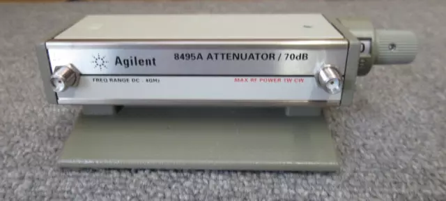 HP Keysight Agilent 8495A Manual Step Attenuator 4GHz 70dB 10dB