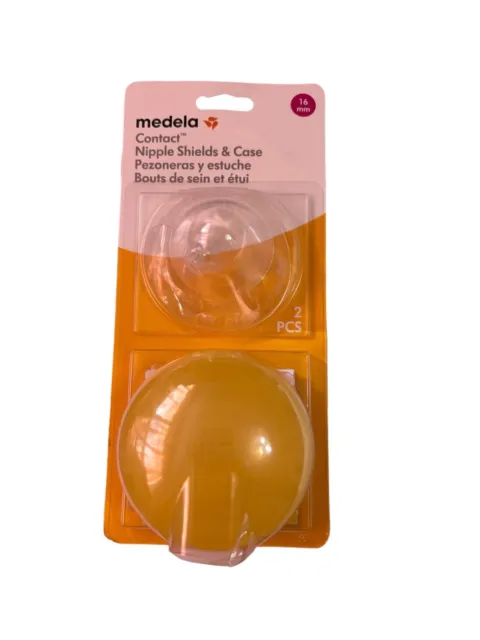 Medela Contact Nipple Sheilds and Case 16mm NIP, Sealed