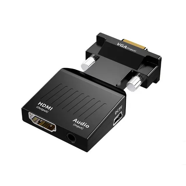 Adaptateur Vidéo Convertisseur VGA Mâle Vers HDMI Femelle 1080p (HDTV)