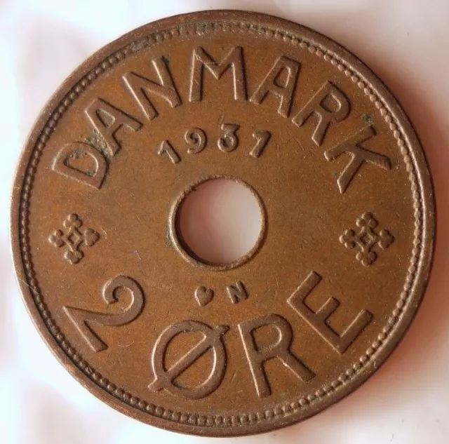 1931 Denmark 2 Hours - High Grade Rare Coin - Worldwide - Trash