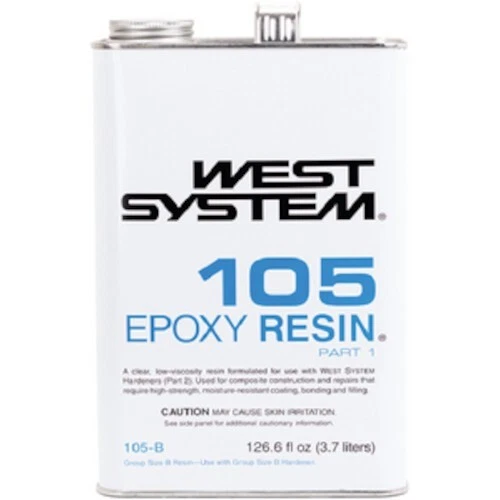 West System 105 Epoxy Resin, Clear - Quart
