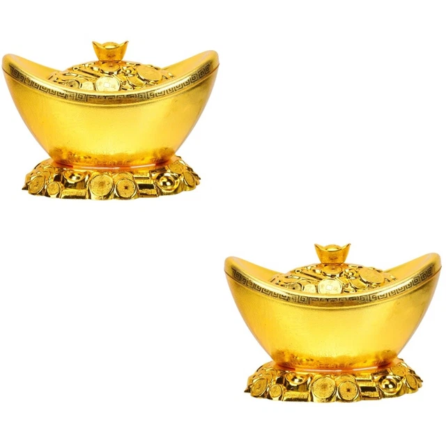 2 pcs Chinois Cadeau de Pendaison De Crémaillère Chinois Yuans Bao Décoration