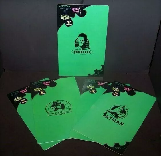SkyCap Sheets 1995 Batman Forever Set of 5 Robin The Riddler SkyBox Green DC
