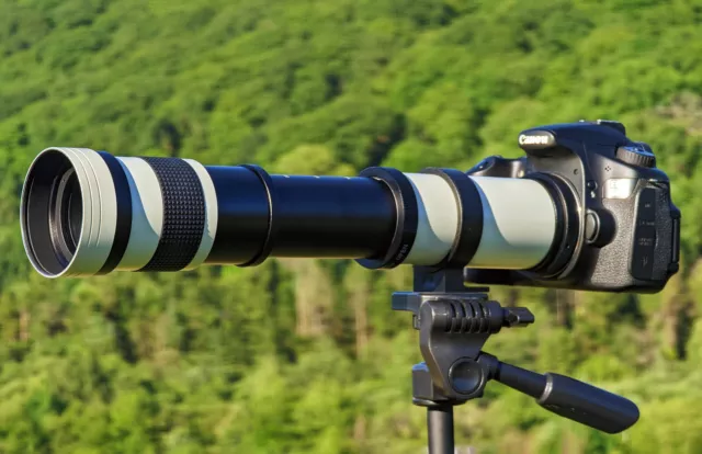 25mm-15000mm 600x Super-telephoto Zoom- Canon Ef 800mm CANON EF FIT Super High Power 800mm Telephoto Zoom Lens For Canon EOS