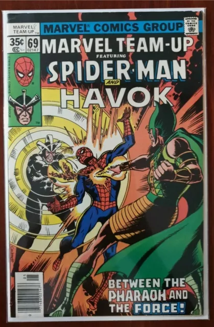 Marvel Comics Group Marvel Team Up Featuring Spiderman and Havok #69 1978