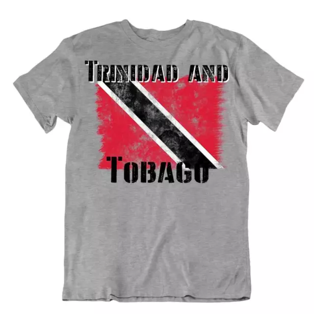 Trinidad y Tobago Camiseta Banderas Pieza Viaje Memorias Blusa Té bandera Tops