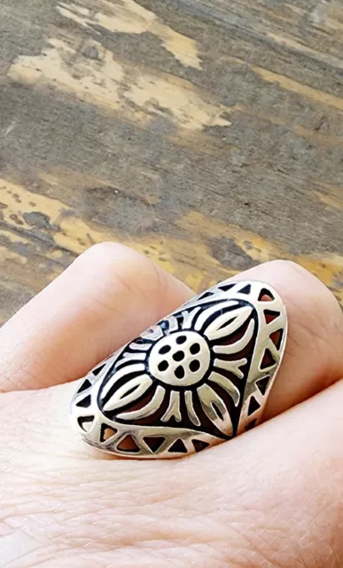 James Avery langer Del Sol Ring im Ruhestand ordentlich seltenes Stück! Größe 6,5