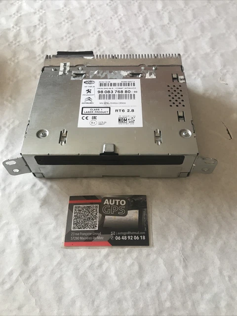 Autoradio GPS PSA RT3/RT4 Pour Citroën C5, C4 Picasso, Peugeot - Occasion Fonctionnel, Avec CD